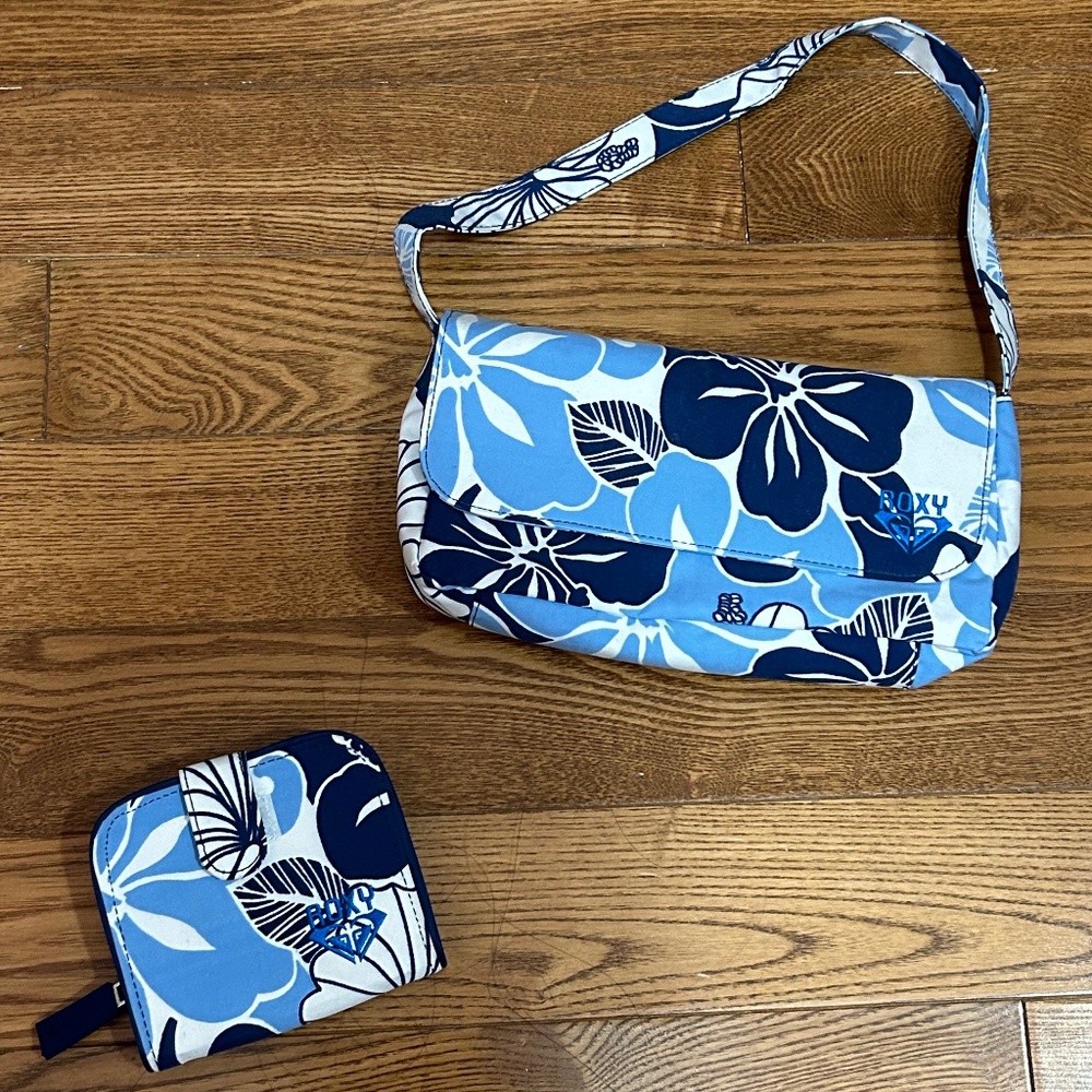 Y2K Roxy Handbag and wallet surfer coconut girl